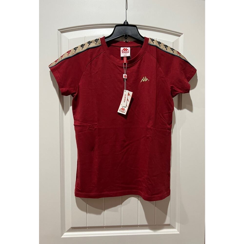 NWT❤️Kappa Women cotton top t-shirt szL - Picture 1 of 4